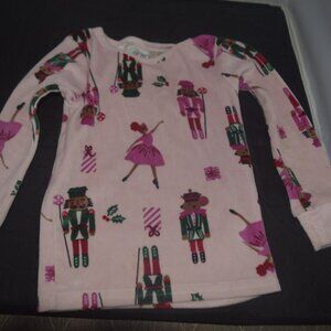 Nutcracker fleece long sleeve shirt 3T carters